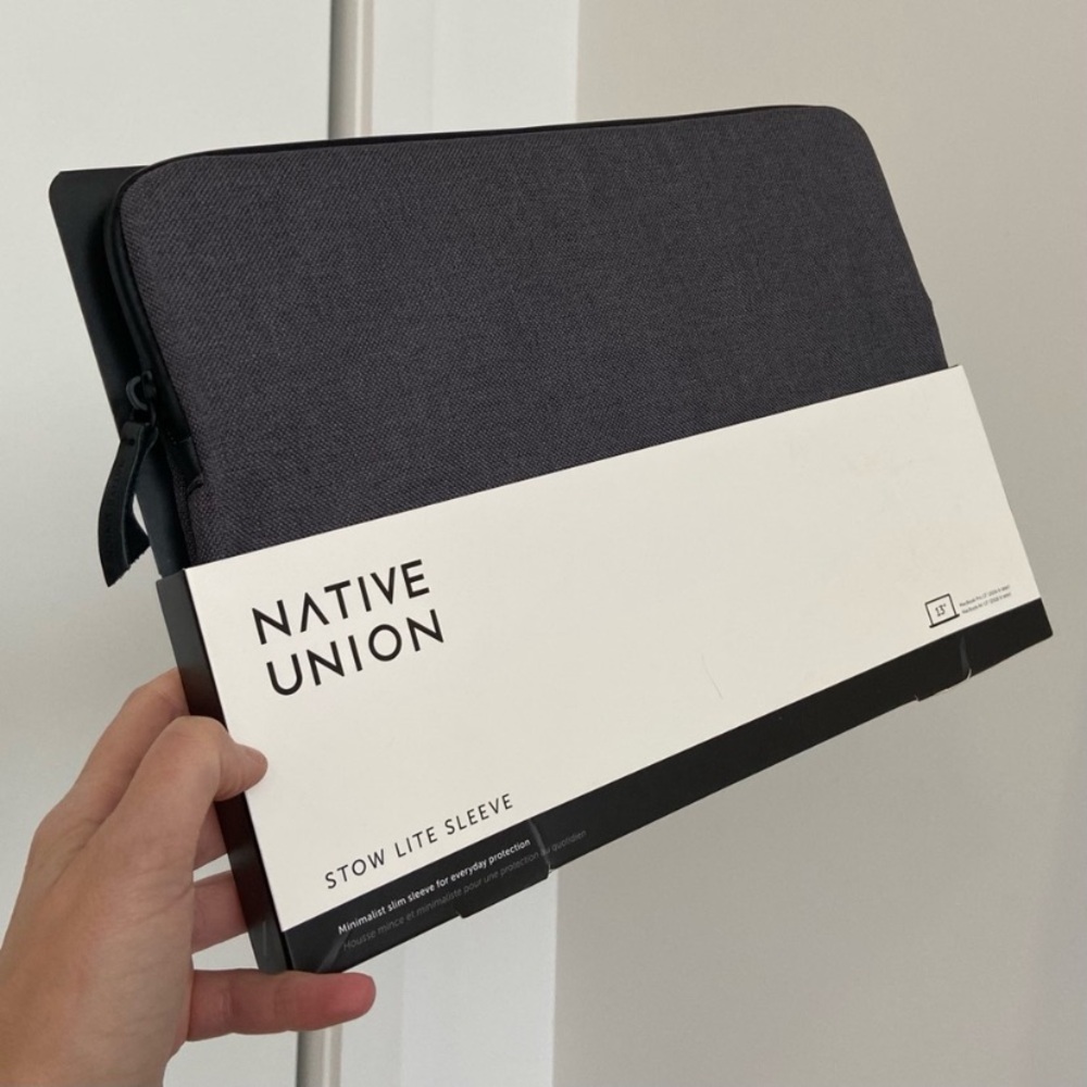 Native Union Laptop Case - 13” Inches - Grey - NWT in Box
